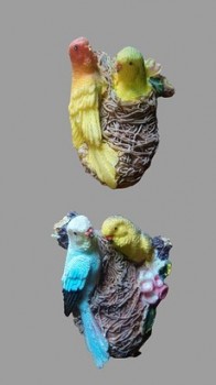 магнит попугаи пара в гнезде ― ИГРУШКИ И СУВЕНИРЫ ОПТОМ В НОВОСИБИРСКЕ