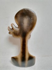 Девушка  Африканка голова статуя