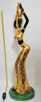 Девушка Африканка статуя ― ИГРУШКИ И СУВЕНИРЫ ОПТОМ В НОВОСИБИРСКЕ