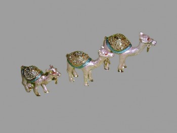 Шкатулка стразы набор из 3 верблюдов ― ИГРУШКИ И СУВЕНИРЫ ОПТОМ В НОВОСИБИРСКЕ
