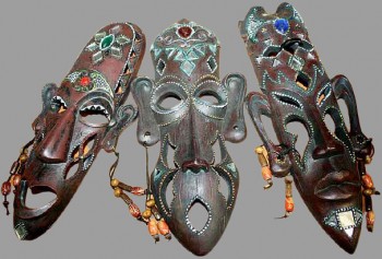 маска африканская сувенирная ― ИГРУШКИ И СУВЕНИРЫ ОПТОМ В НОВОСИБИРСКЕ
