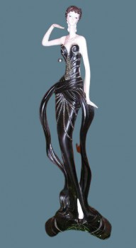 девушка в черном статуя ― ИГРУШКИ И СУВЕНИРЫ ОПТОМ В НОВОСИБИРСКЕ