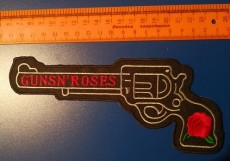 термонаклейка пистолет с розой