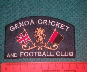 термонаклейка Genoa cricket ― ИГРУШКИ И СУВЕНИРЫ ОПТОМ В НОВОСИБИРСКЕ