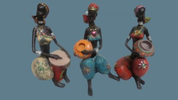 Африканки сидят статуэтка ― ИГРУШКИ И СУВЕНИРЫ ОПТОМ В НОВОСИБИРСКЕ