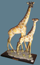 жирафы пара статуя