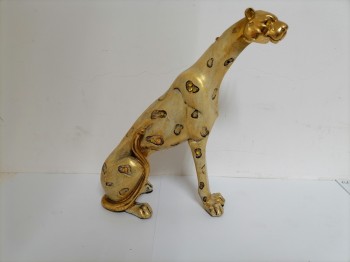 леопард статуэтка золото ― ИГРУШКИ И СУВЕНИРЫ ОПТОМ В НОВОСИБИРСКЕ