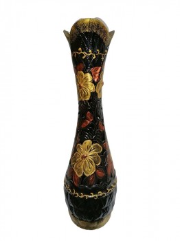 ваза Тюльпан черная резка ― ИГРУШКИ И СУВЕНИРЫ ОПТОМ В НОВОСИБИРСКЕ
