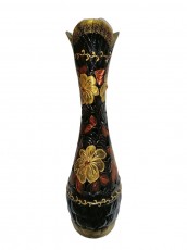 ваза Тюльпан черная резка