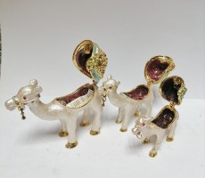 Шкатулка стразы набор из 3 верблюдов