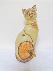 кошка золото статуэтка