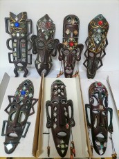 маска африканская сувенирная