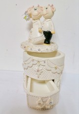Шкатулка с коровой