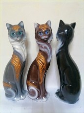 Кошка с узорами(копилка)