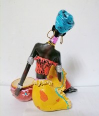 Африканка подсвечник