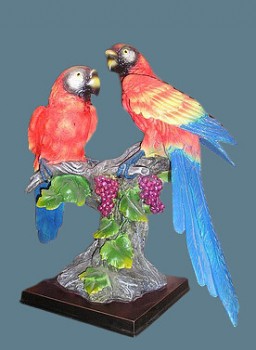 попугаи пара статуя ― ИГРУШКИ И СУВЕНИРЫ ОПТОМ В НОВОСИБИРСКЕ